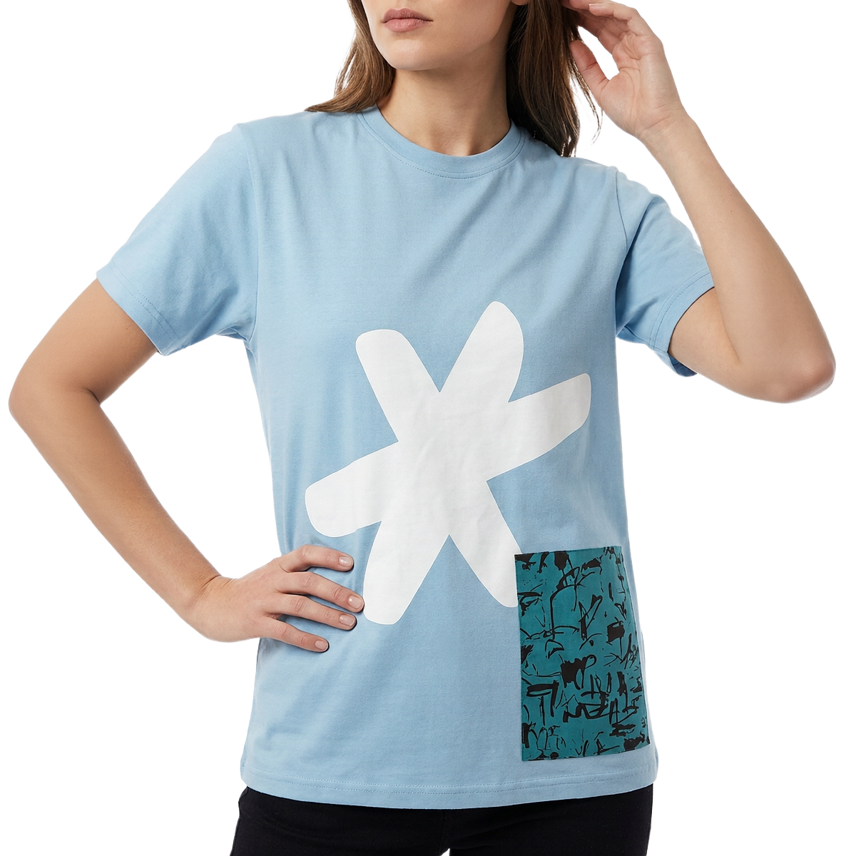 Clean-Shirt Infinite Back - Maui Blue